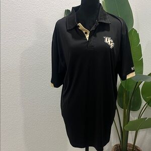 Colosseum Black and Cream Polo Shirt